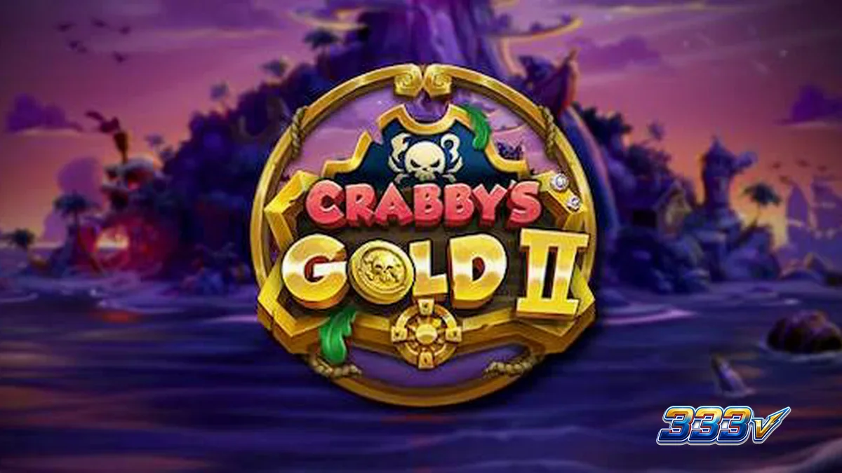 Tampilan visual slot Crabby’s Gold II dengan tema bajak laut dan peti harta karun